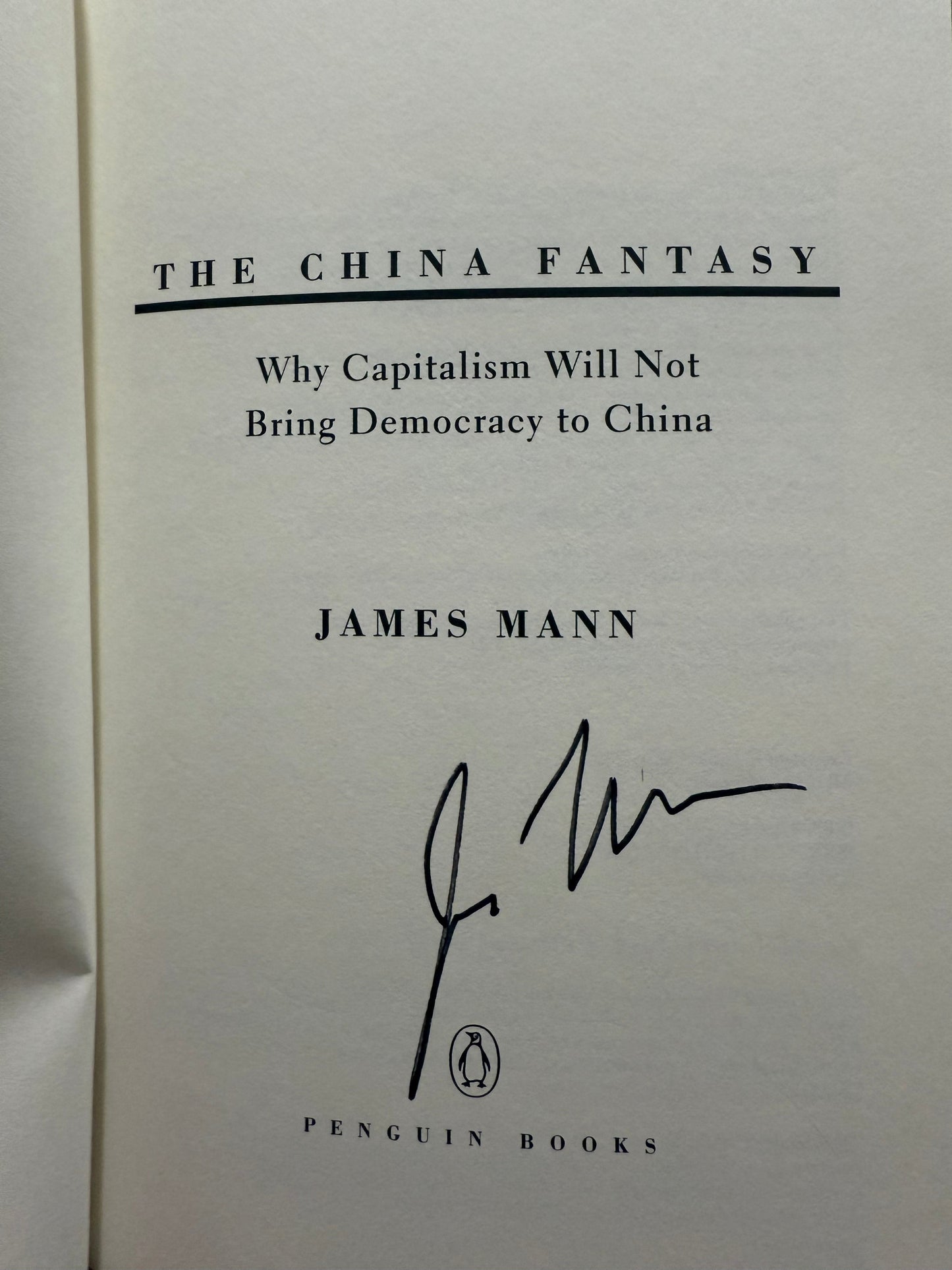 中国幻想:资本主义为何无法给中国带来民主