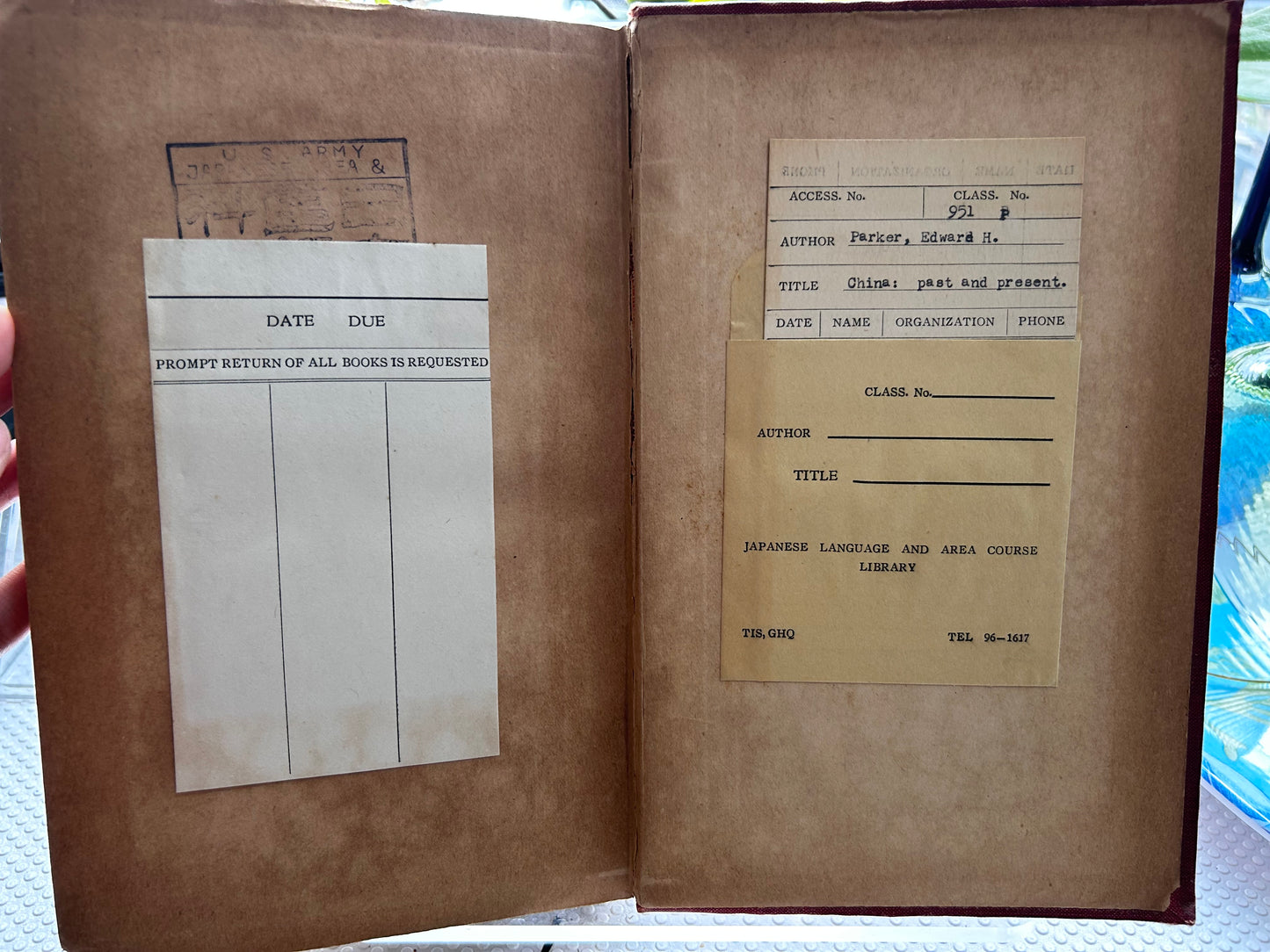 1903 Rare 1st Edition – China: Past and Present by Edward Harper Parker – WWII US Army GHQ / Japanese Language & Area Course Provenance 1903年首版/GHQ駐日美軍情報庫舊藏《願爾中興》愛德華·帕克著