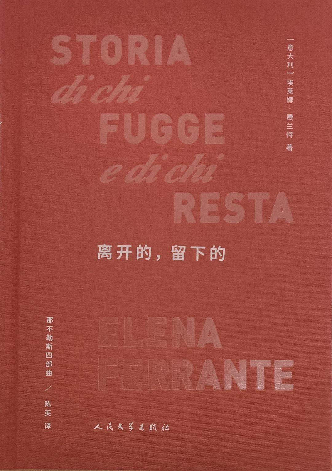 离开的,留下的 : 那不勒斯四部曲3