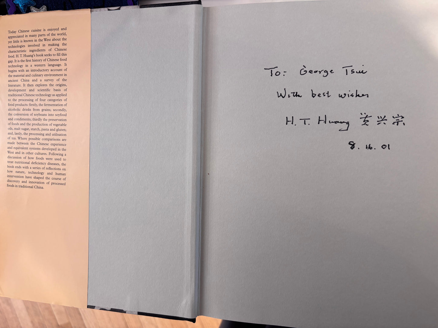 Science And Civilization In China Volume VI:5 Signed by Author