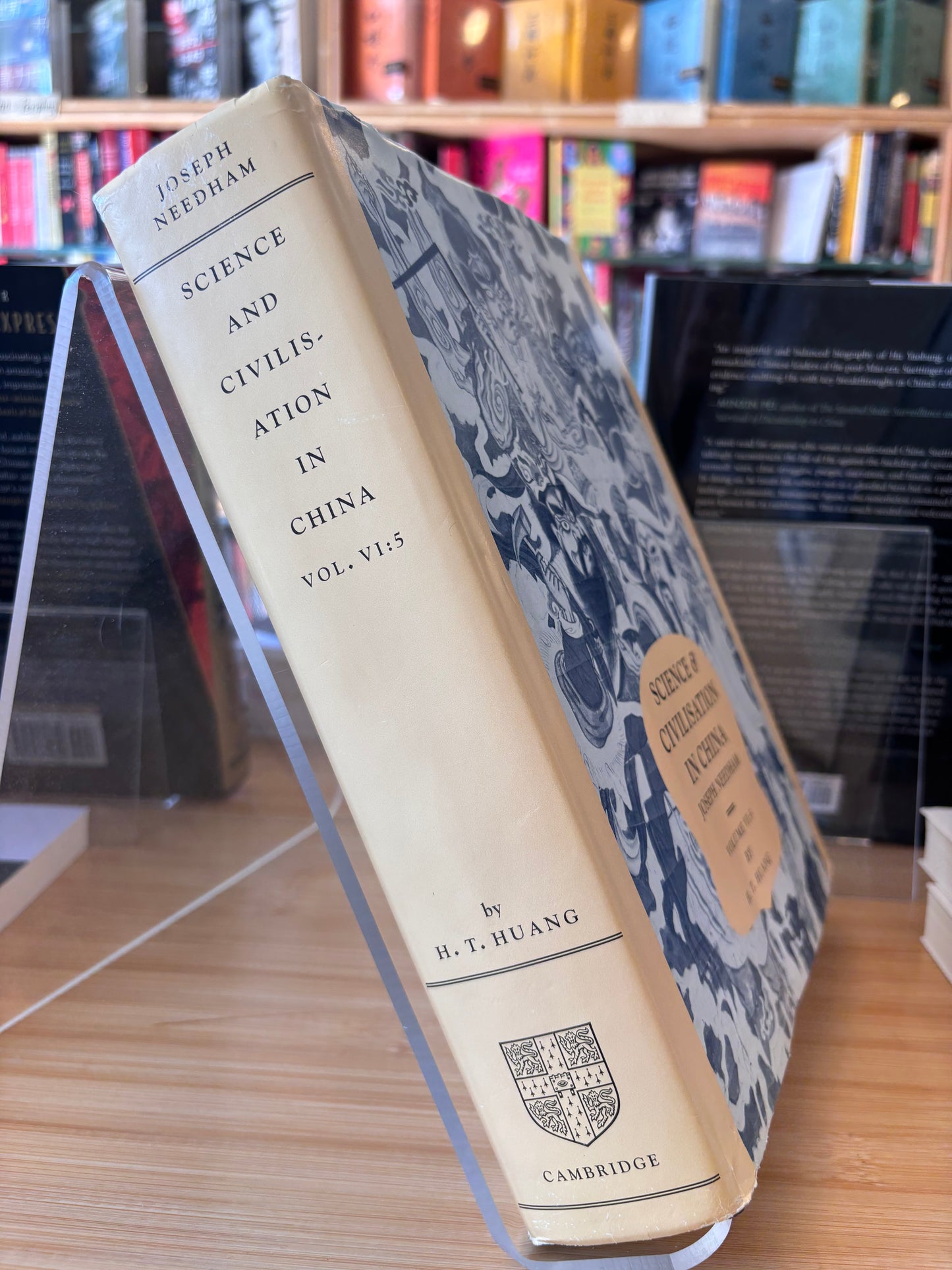 Science And Civilization In China Volume VI:5 Signed by Author