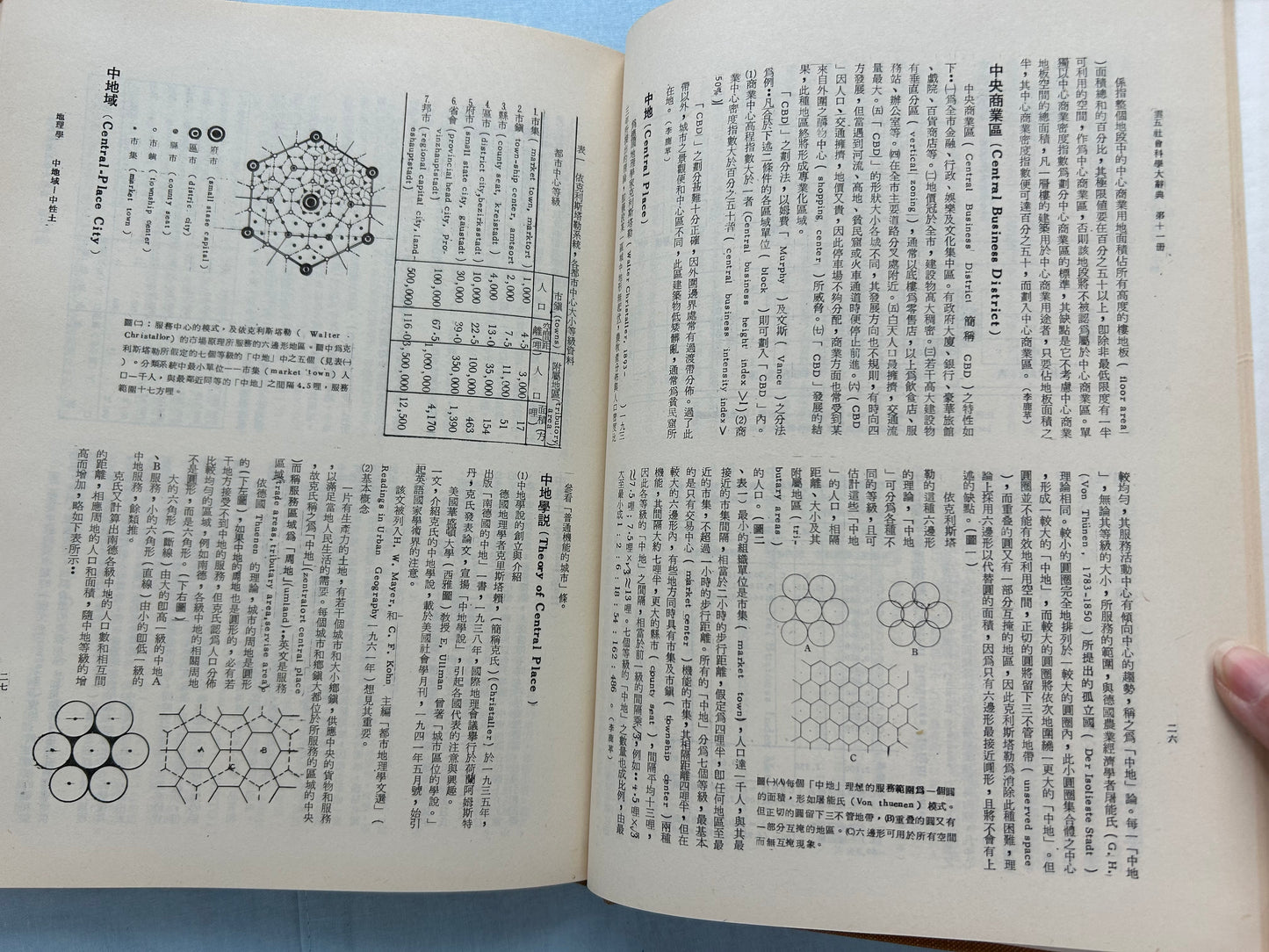 雲五社會科學大辭典第十一冊地理學*