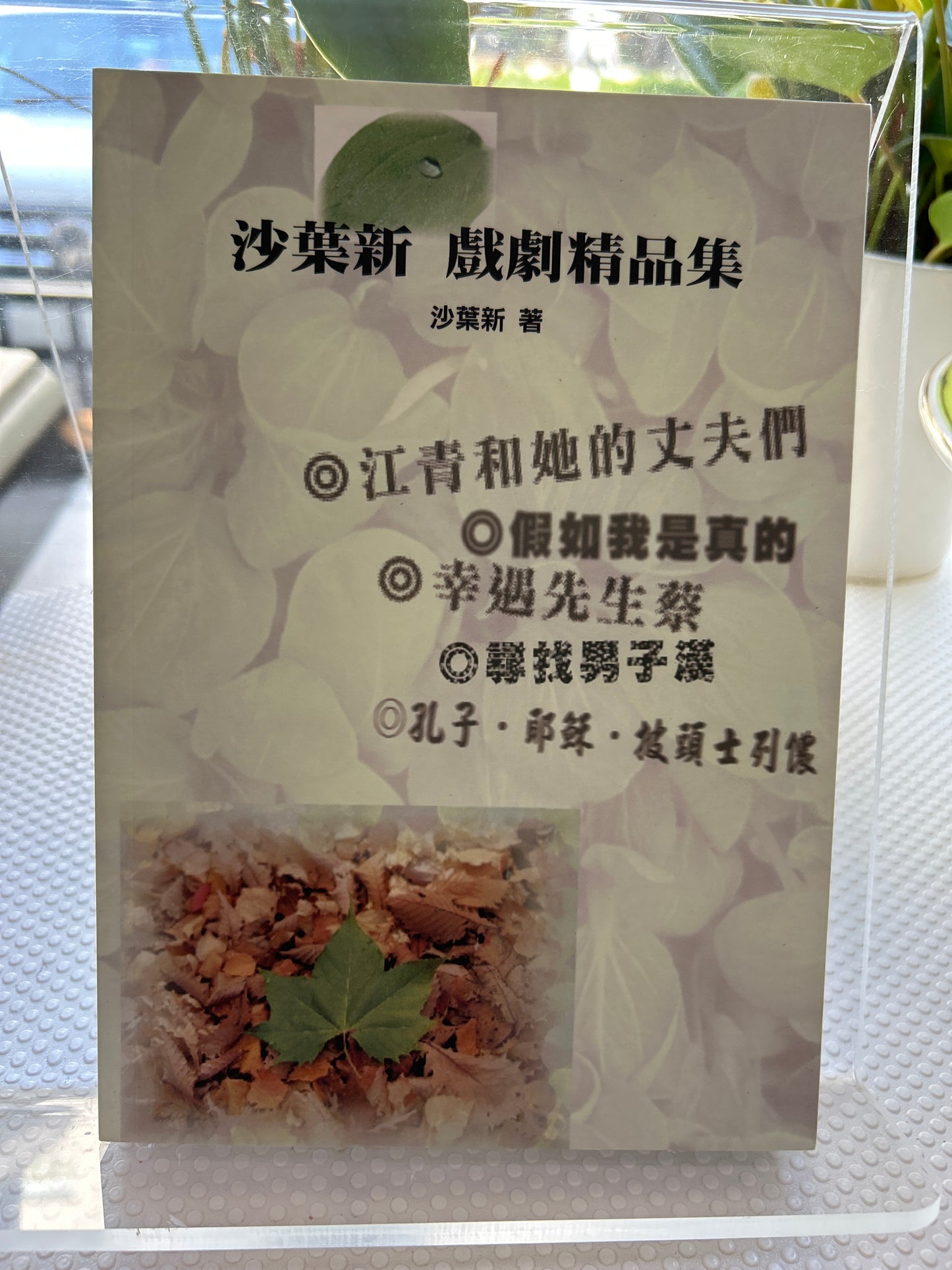 沙叶新戏剧精品集