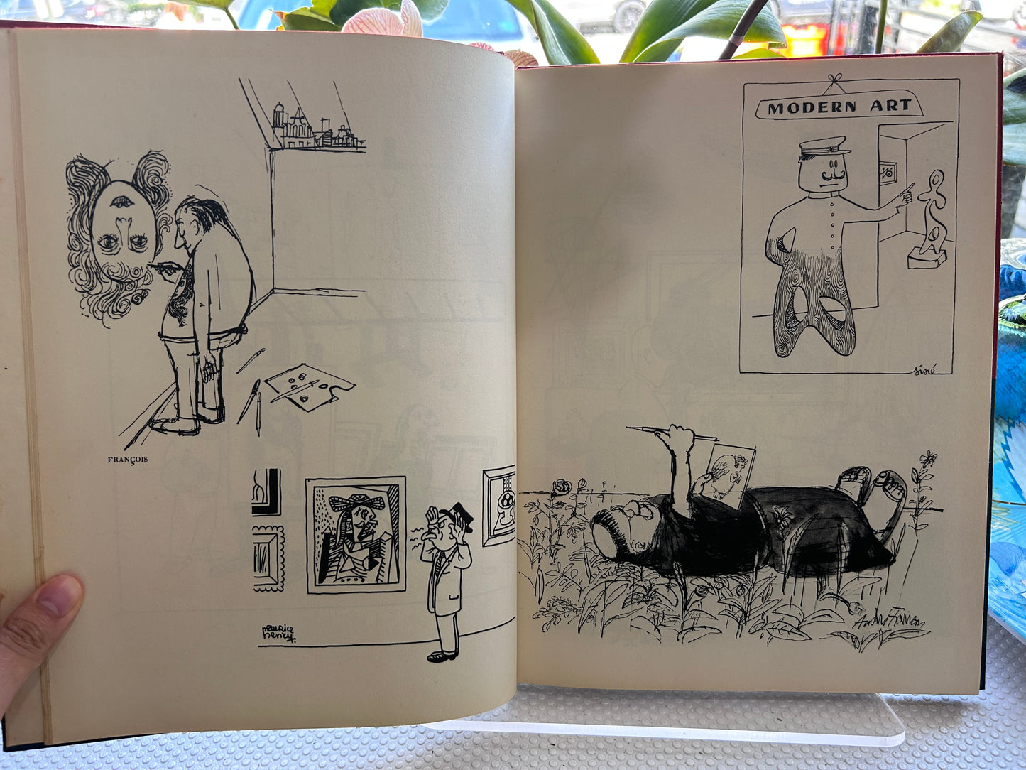 1953年首版 法國精選漫畫集 艾德娜·班奈特 輯  The Best Cartoons from France— Collected by Edna Bennett, Preface by Philippe Halsman (First Edition, First Printing, 1953)