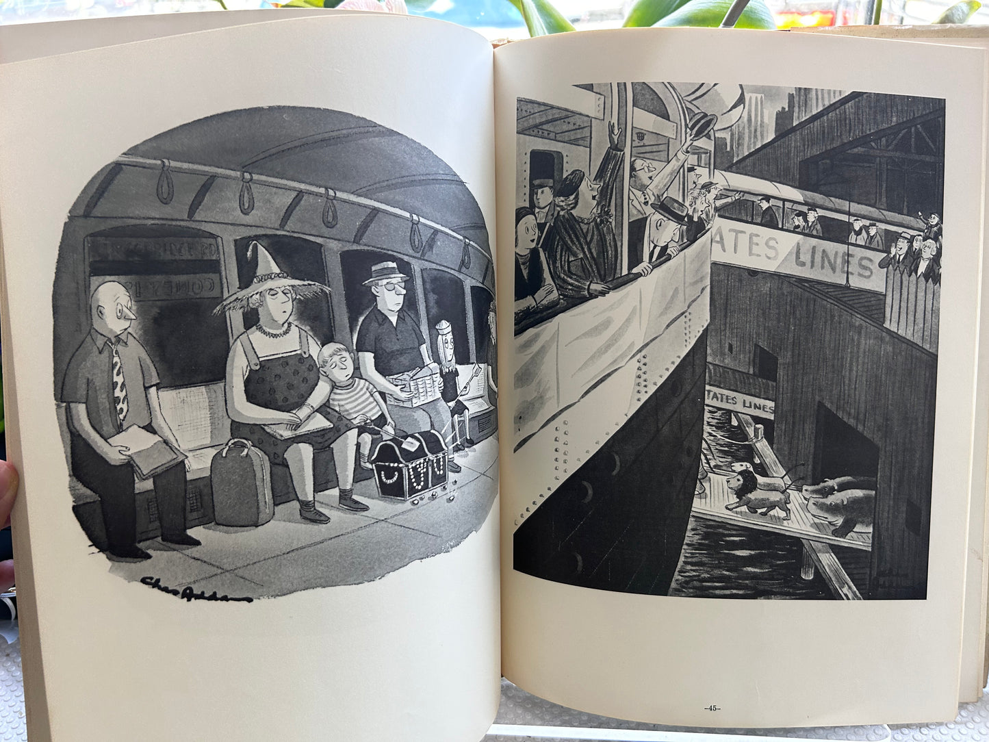 1960年精裝首版 黑瑪利亞 查理斯·亞當斯 著 Black Maria — Charles Addams (First Edition, First Printing, 1960)