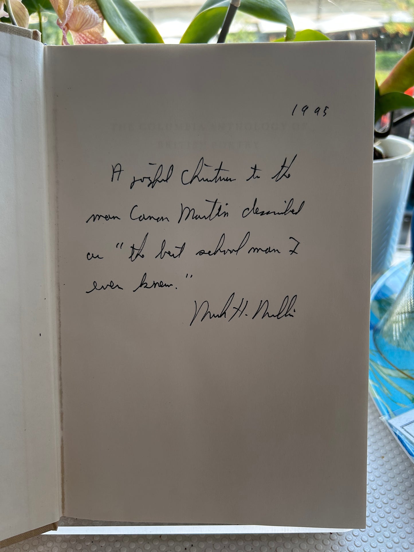 1995年《哥倫比亞英國詩歌選集》精裝本 1995 The Columbia Anthology of British Poetry (Hardcover)
