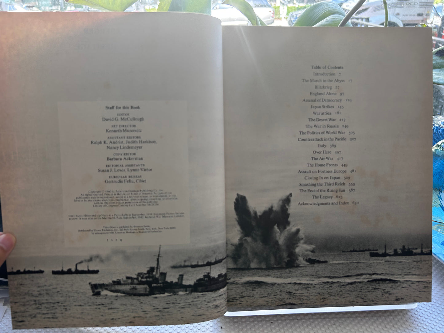 1966年版《美國遺產紀實：第二次世界大戰畫史》The American Heritage Picture History of World War II (1966 Bonanza Books Edition, Hardcover)