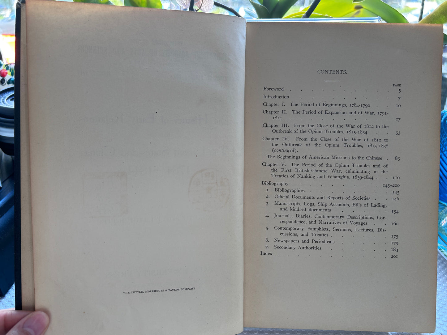 [RARE 1917 1st Ed] History of Early Relations Between US and China 1784-1844 - K.S. Latourette (Yale UP) 1917年首版 拉圖雷特《早期中美關係史 1784-1844》
