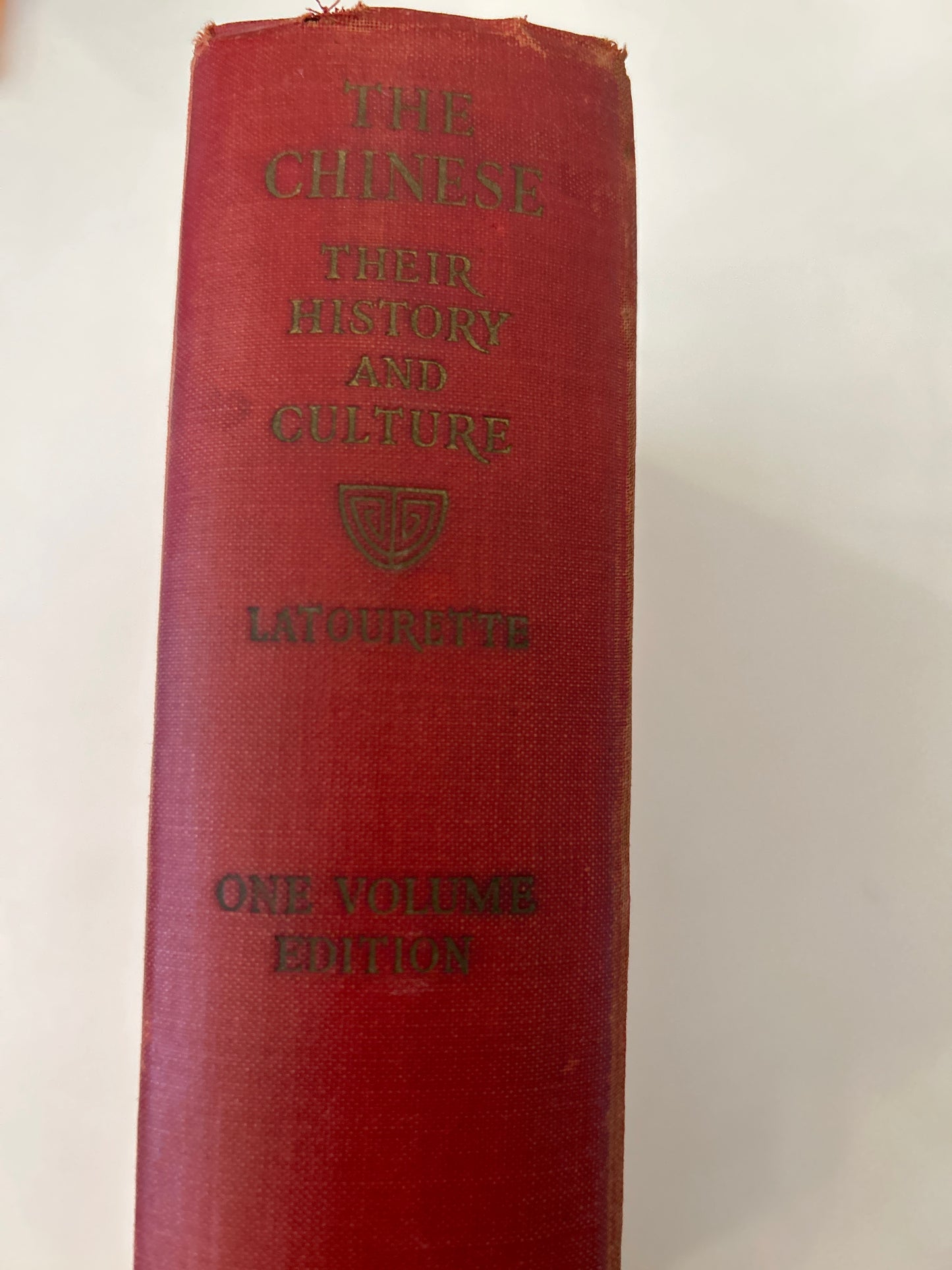 The Chinese: Their History and Culture (One Volume Edition, 1938)