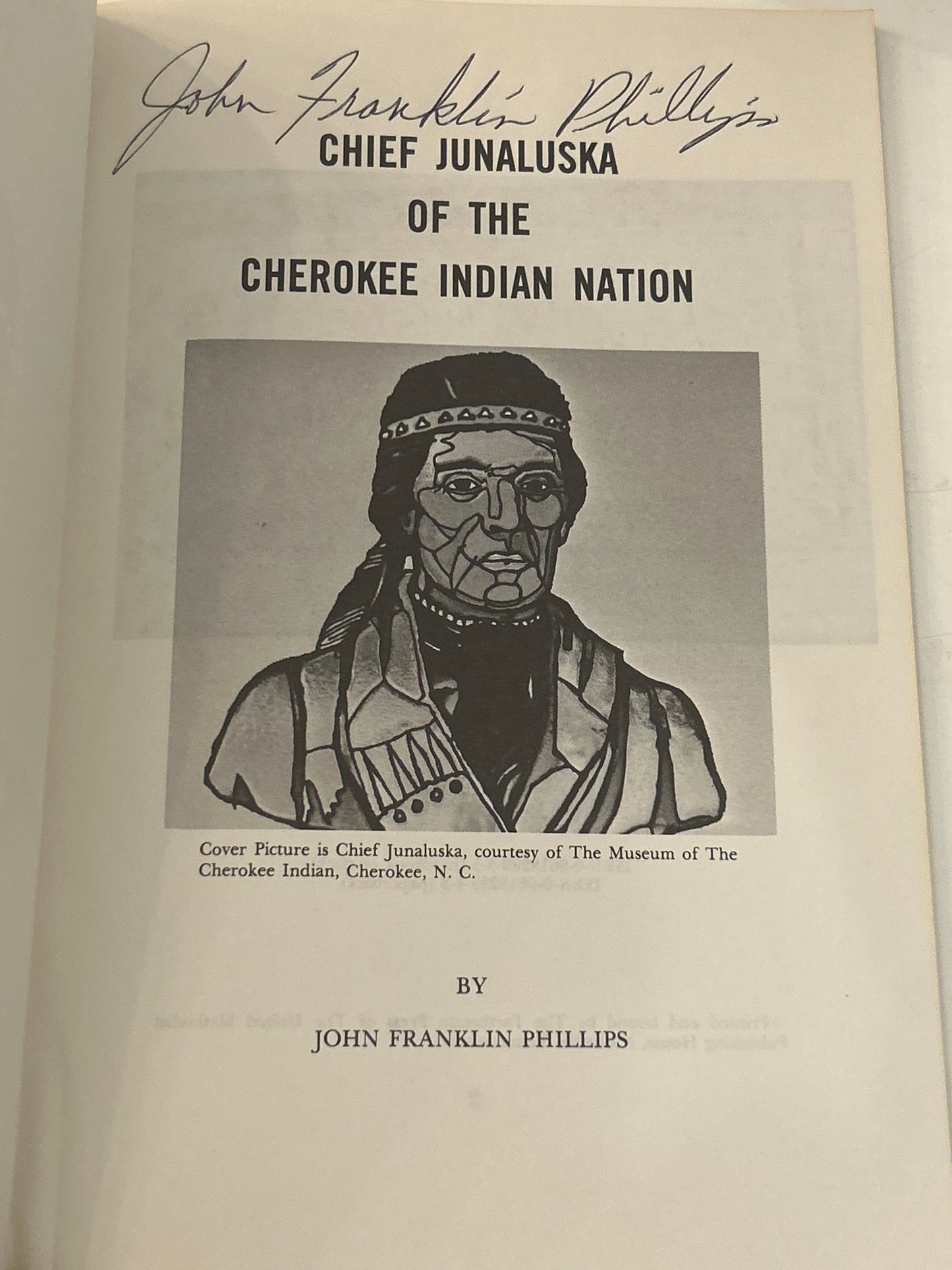 Chief Junaluska of the Cherokee Indian Nation