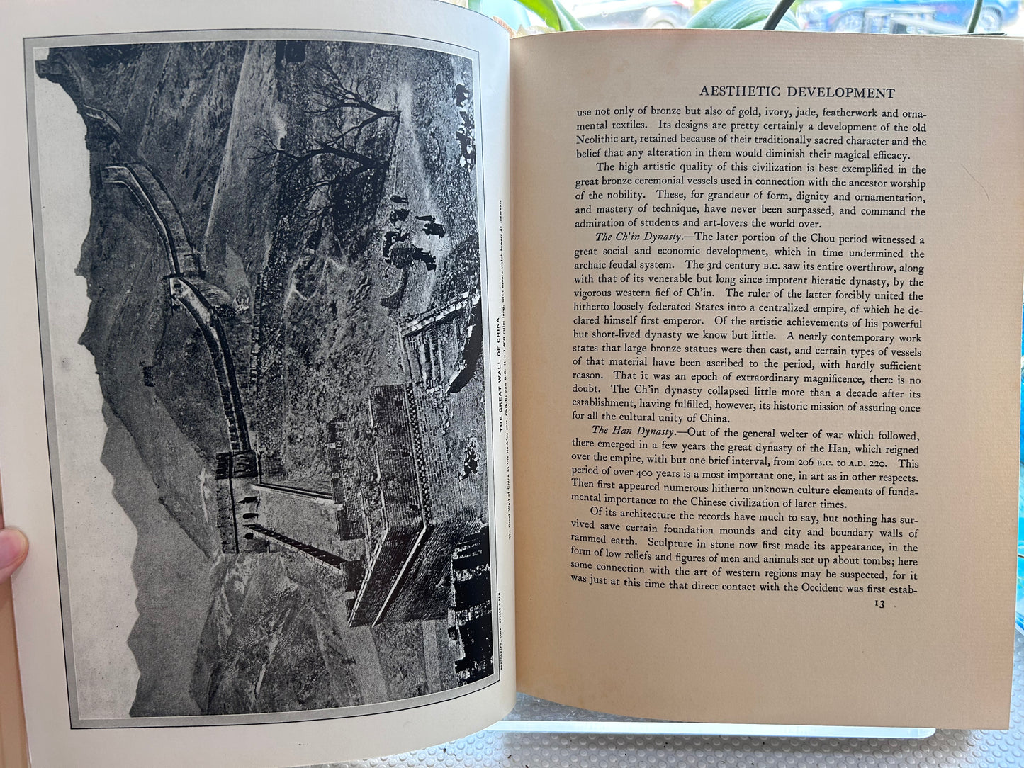 1936 Antique The Romance of Chinese Art Hardcover Authorized Selection from Encyclopædia Britannica 1936年古董書《中國藝術的浪漫》精裝本
