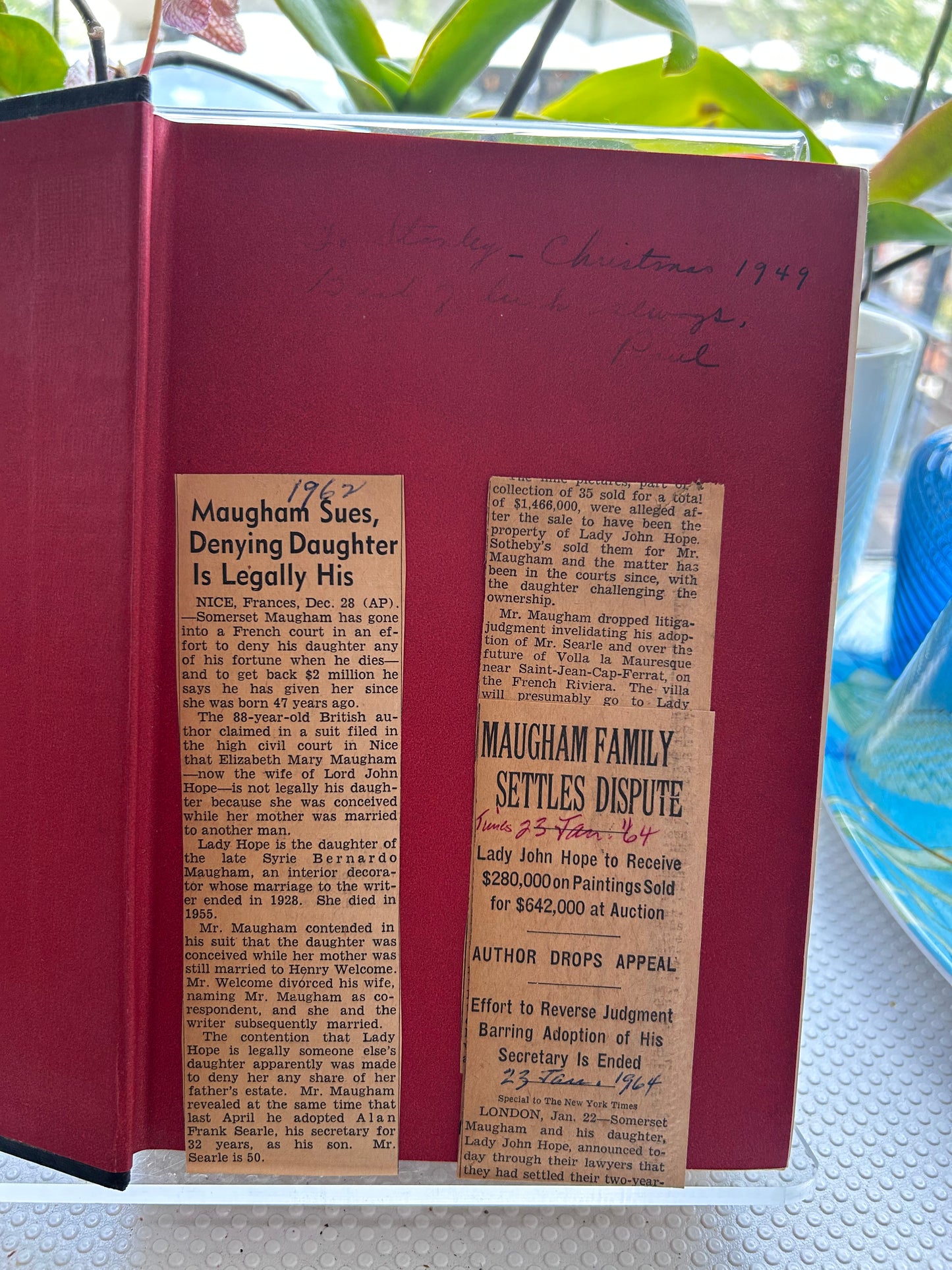 1949 First Edition: W. Somerset Maugham’s A Writer’s Notebook Hardcover 1949年首版《毛姆作家筆記》精裝本