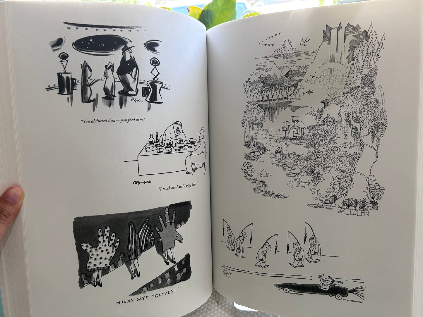 紐約客雜誌75週年經典漫畫全集（1999年精裝初版初刷）The New Yorker 75th Anniversary Cartoon Collection (First Edition, First Printing, 1999.)