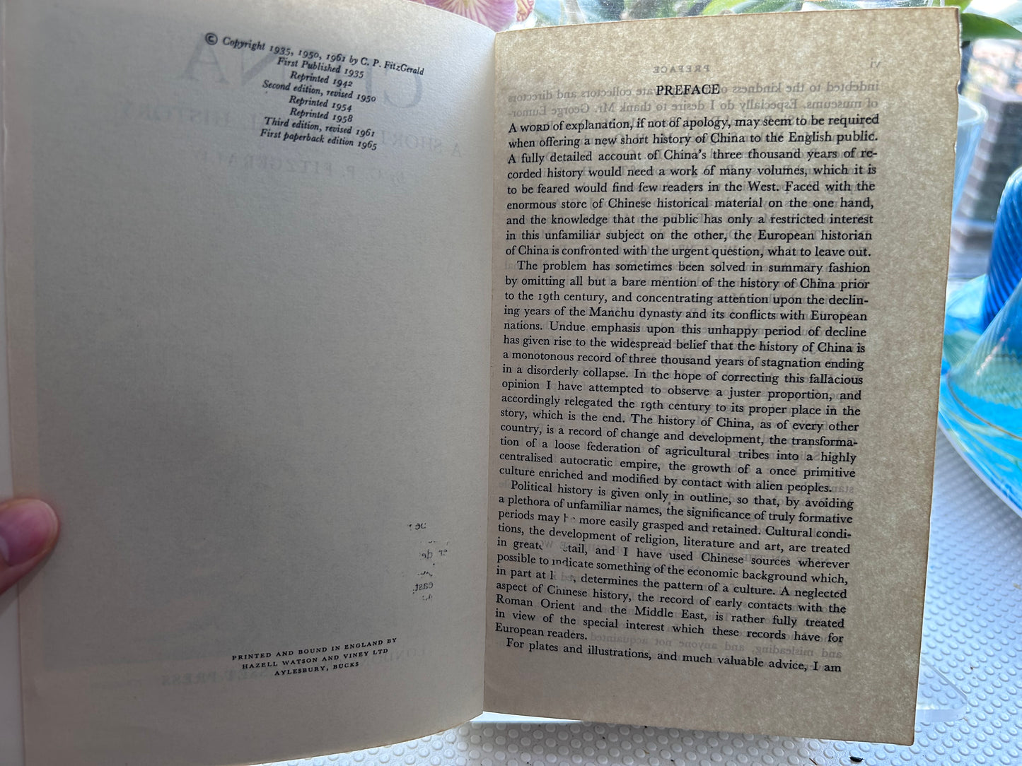 1965年版《中國：一段簡要的文化史》作者 C. P. FitzGerald (Cresset Press, 1965)