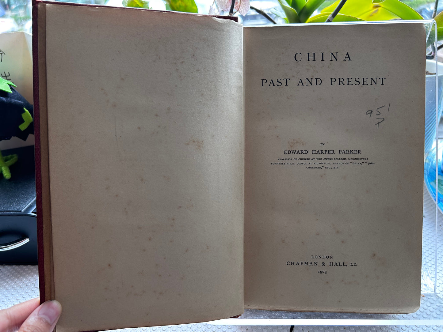 1903 Rare 1st Edition – China: Past and Present by Edward Harper Parker – WWII US Army GHQ / Japanese Language & Area Course Provenance 1903年首版/GHQ駐日美軍情報庫舊藏《願爾中興》愛德華·帕克著
