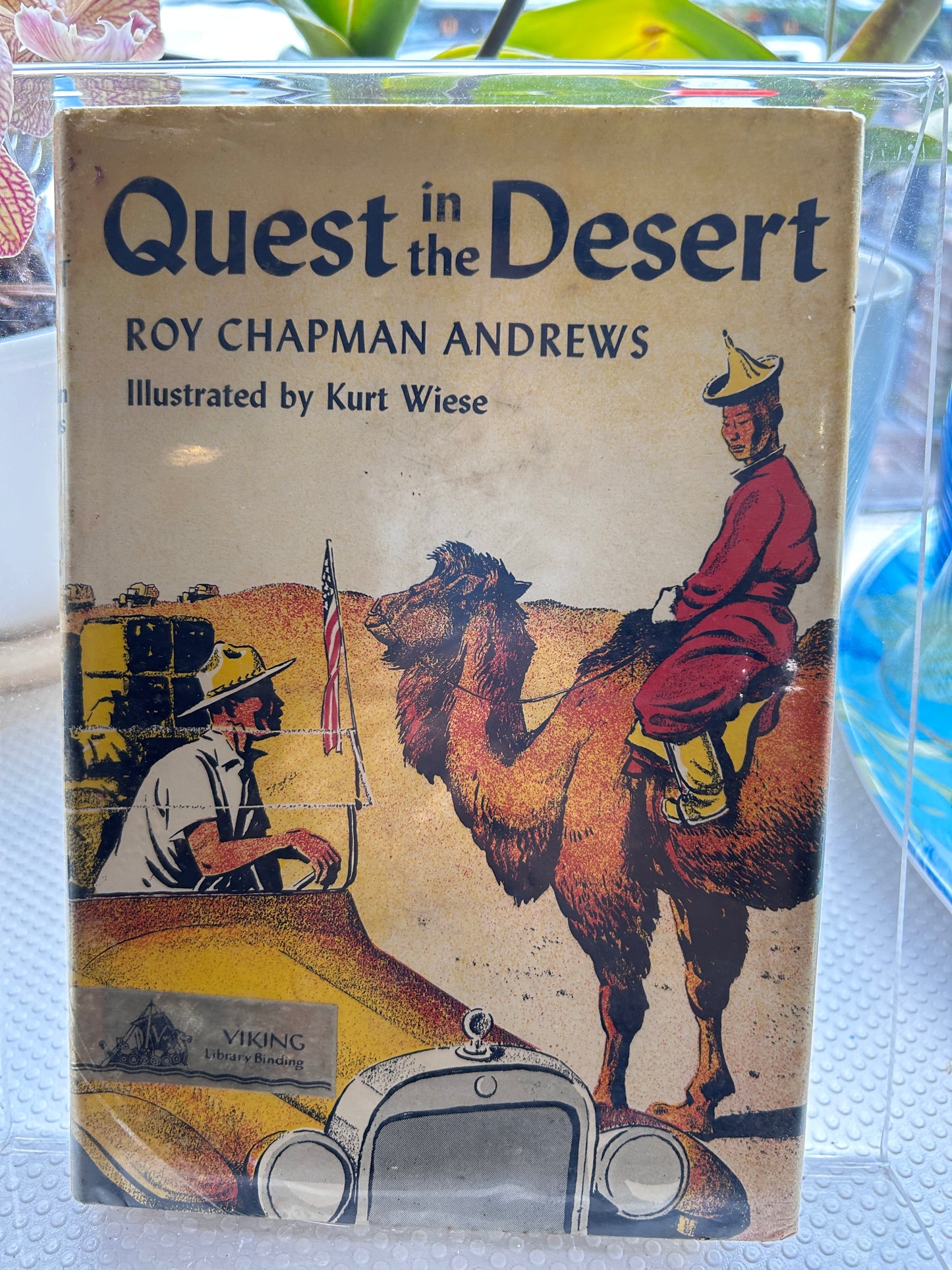 羅伊·查普曼·安德魯斯《沙漠探險》(首版七刷) Quest in the Desert by Roy Chapman Andrews (1966 Printing) – Viking Press