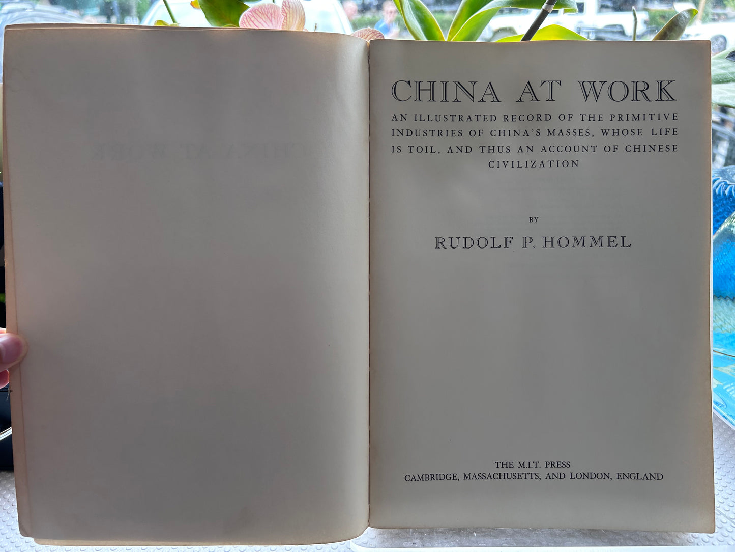 1969年版中國勞動圖錄：原始工藝紀錄 – Rudolf P. Hommel 著China at Work: An Illustrated Record of Primitive Industries – By Rudolf P. Hommel (1969 M.I.T. Press Edition)