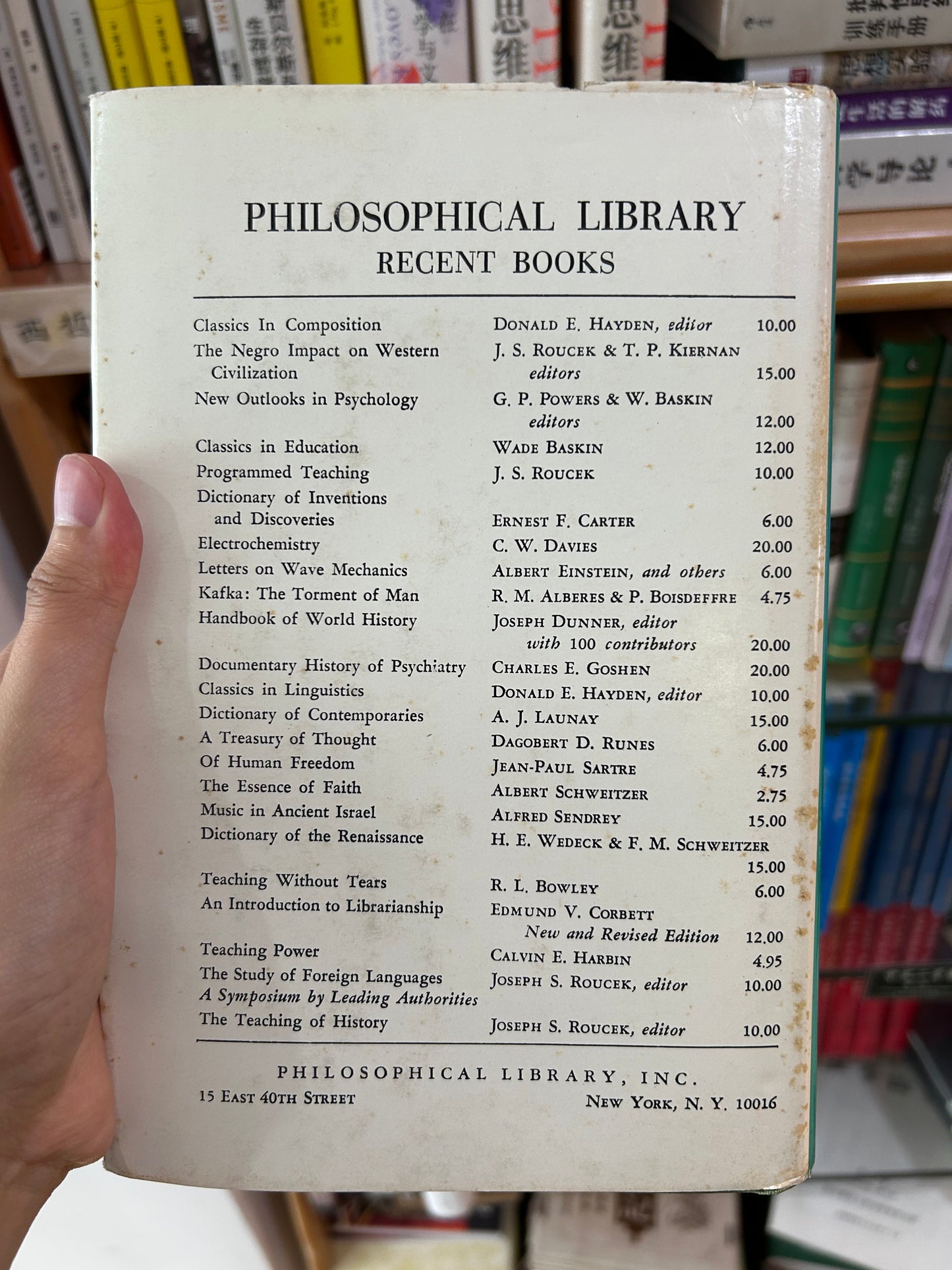 1972 First Edition - Classics in Chinese Philosophy: From Mo Tzu to Mao Tse-Tung, Edited by Wade Baskin 1972年首版精裝《中國哲學經典：從墨子到毛澤東》韋德·巴斯金編
