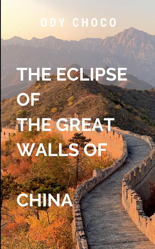 中国长城的剪影
