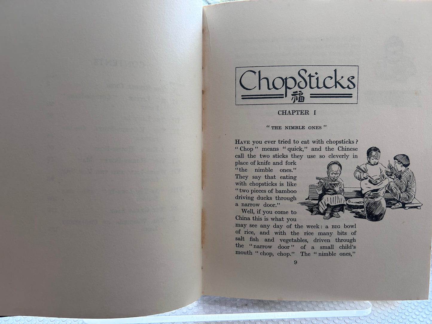 1928年首版《筷子》作者 F. I. Codrington（Helen Jacobs 插畫）Chopsticks by F. I. Codrington (Illustrated by Helen Jacobs) 1928 first edition