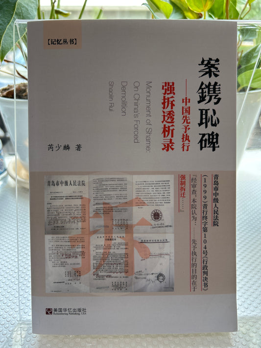案镌耻碑--中国先予执行强拆透析录