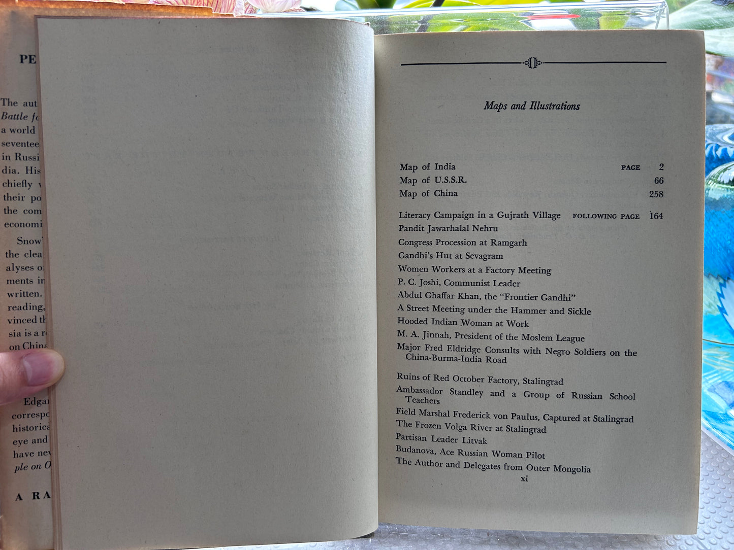 艾德格·斯諾《我們這一邊的人》(1944) 戰時初版 People on Our Side by Edgar Snow (1944) – First Edition Random House Wartime Book