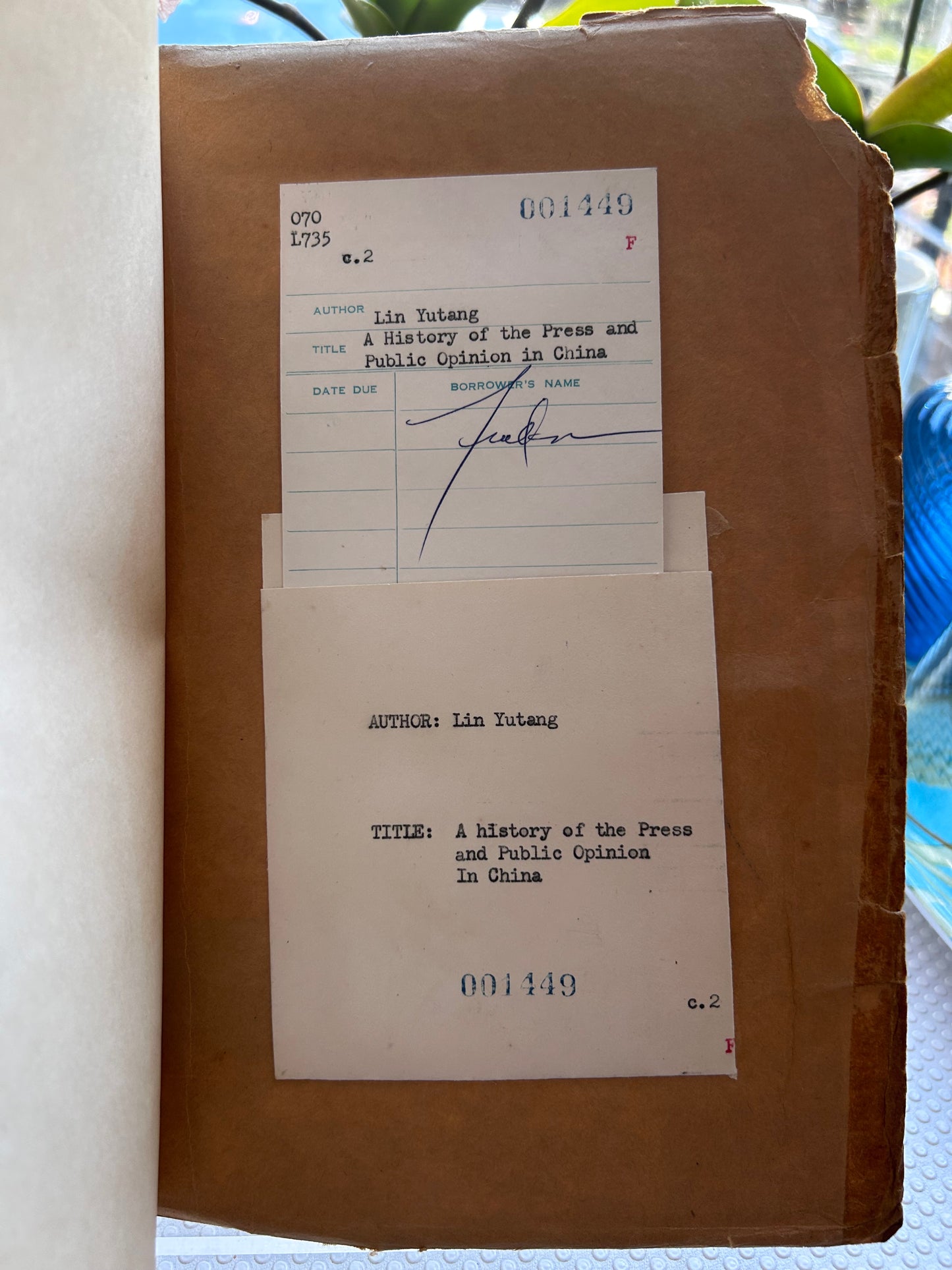 [RARE 1st Ed 1936] Lin Yutang - A History of the Press and Public Opinion in China US Army China Detachment & Military Intelligence Officer Provenance 1936年首版 林語堂《中國報刊與輿論史》上海別發洋行原印/美軍駐華特遣隊舊藏
