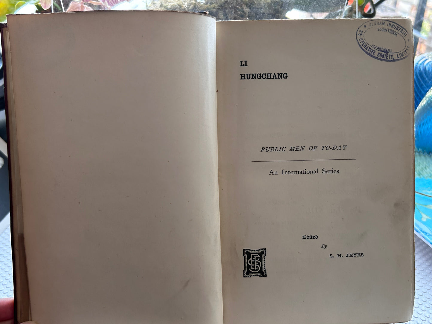 羅伯特·道格拉斯《李鴻章傳》1895年首版 Li Hungchang by Prof. Robert K. Douglas (1895 First Edition) – Public Men of To-Day Series