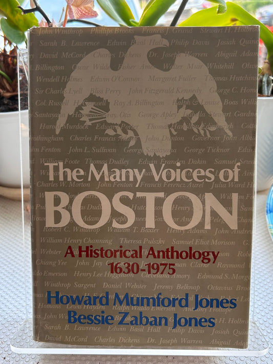 1975 First Edition: The Many Voices of Boston Hardcover 1975年首版《波士頓的多重聲音》歷史選集精裝本