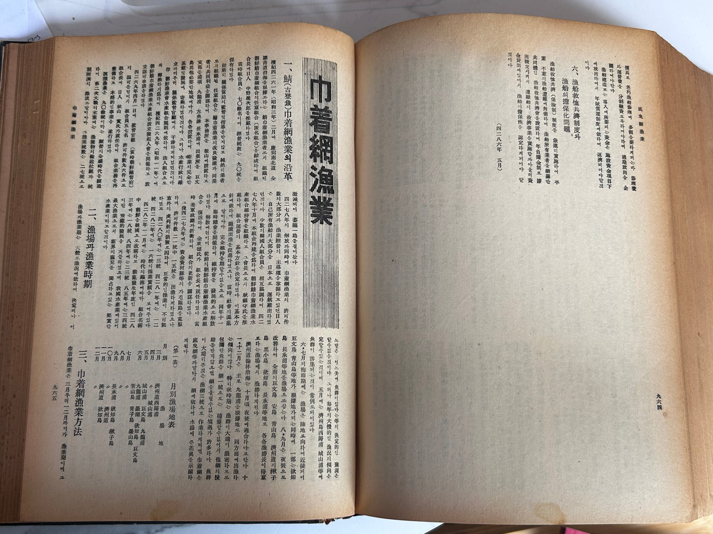 Extremely Rare 1st Ed (1954) Comprehensive Survey of Korean Industries, Vol. 1 (產業綜合覽 第一輯) by Bank of Korea 박사 자필 서명본·극희귀] 1954년 초판 《산업종람 제1輯》 한국은행 조사부 발행
