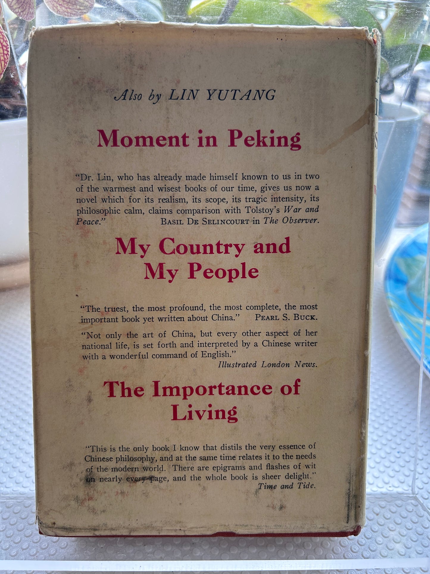 林语堂《風聲鶴唳》（1942年版) A Leaf in the Storm: A Novel of War-Swept China by Lin Yutang (1942 First Edition/Reprint)