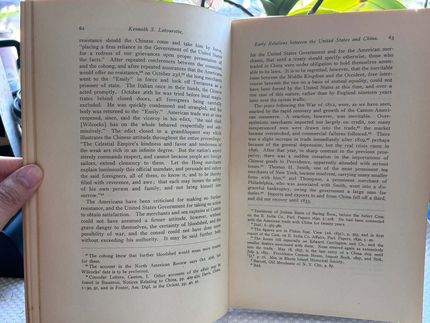 [RARE 1917 1st Ed] History of Early Relations Between US and China 1784-1844 - K.S. Latourette (Yale UP) 1917年首版 拉圖雷特《早期中美關係史 1784-1844》