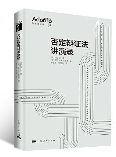 否定辩证法讲演录