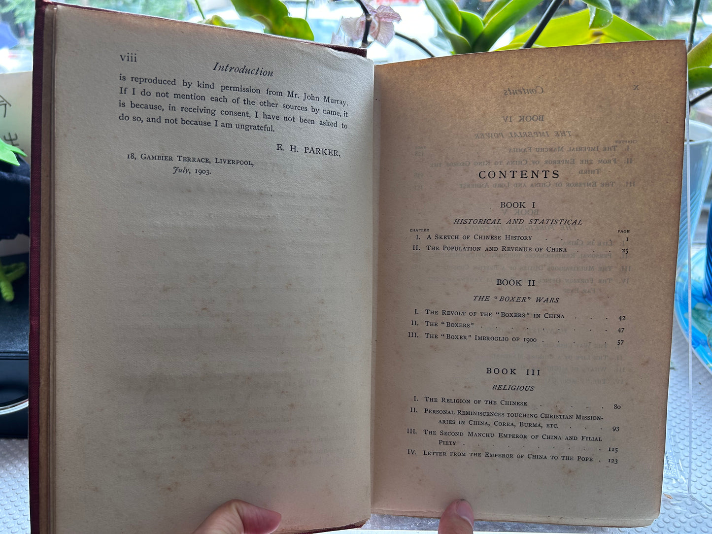 1903 Rare 1st Edition – China: Past and Present by Edward Harper Parker – WWII US Army GHQ / Japanese Language & Area Course Provenance 1903年首版/GHQ駐日美軍情報庫舊藏《願爾中興》愛德華·帕克著