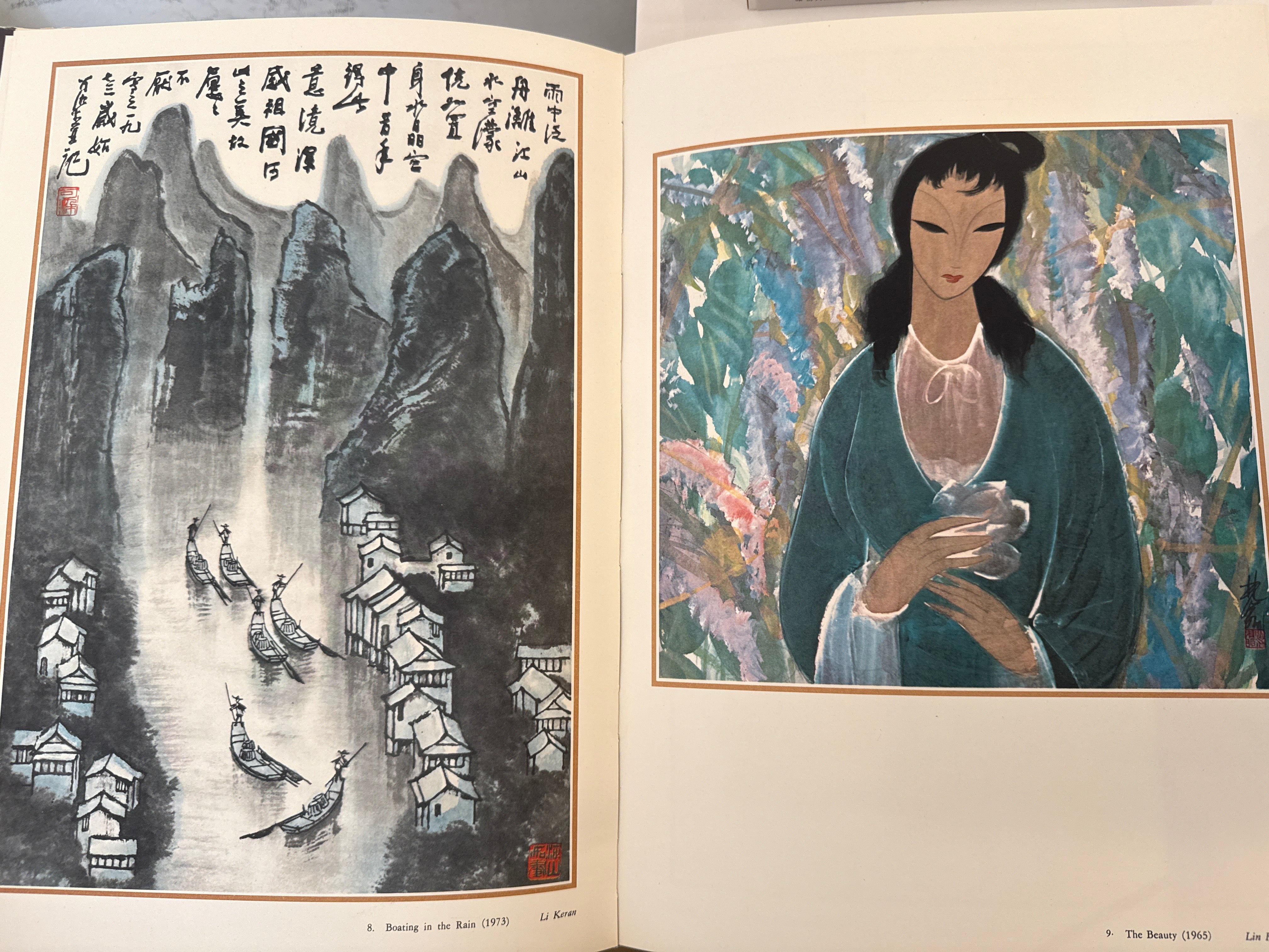 彩绘 書畫 中国美術 1983年首版-当代中国画Contemporary Chinese Painting – JF Books