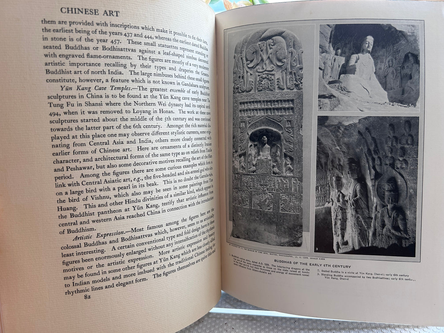 1936 Antique The Romance of Chinese Art Hardcover Authorized Selection from Encyclopædia Britannica 1936年古董書《中國藝術的浪漫》精裝本