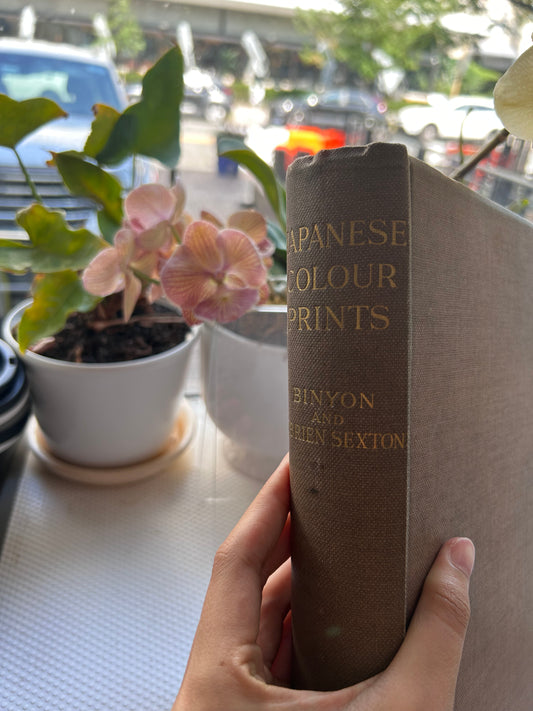 1923年首版《日本彩色浮世繪》Japanese Colour Prints by Laurence Binyon & J. J. O'Brien Sexton (1923 First Edition, Ernest Benn) 『Japanese Colour Prints』ローレンス・ビニヨン＆J.J.O.セクストン共著