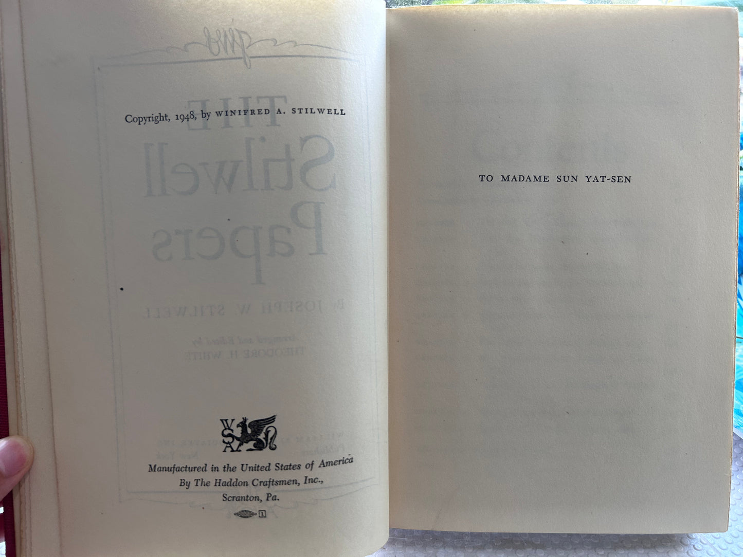 史迪威將軍回憶錄《The Stilwell Papers》(1948年首版) The Stilwell Papers by Joseph W. Stilwell (1948) – Edited by Theodore H. White