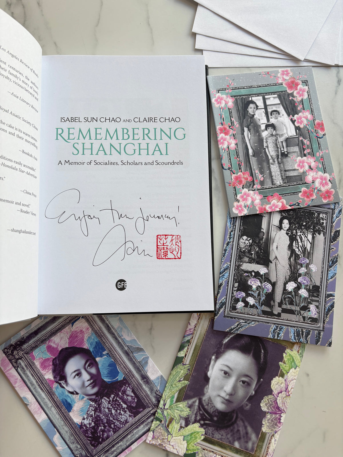 Remembering Shanghai: A Memoir of Socialites, Scholars and Scoundrels (Signed Hardcover, Buy 1 Get 1 Postcard free)