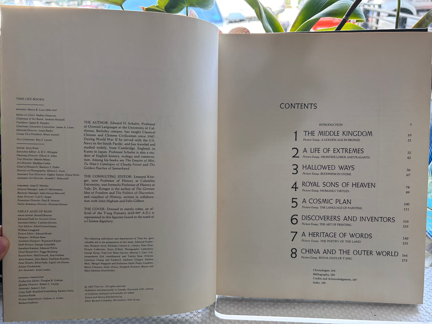 1973年《人類偉大時代：古代中國》愛德華·謝弗著 Great Ages of Man: Ancient China by Edward H. Schafer (1973 Time-Life Books Reprint, Hardcover)