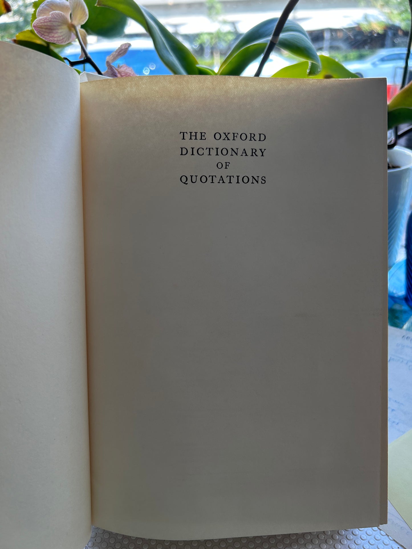The Oxford Dictionary of Quotations (Second Edition, 1966 Printing) 《牛津名言大詞典》第二版精裝本
