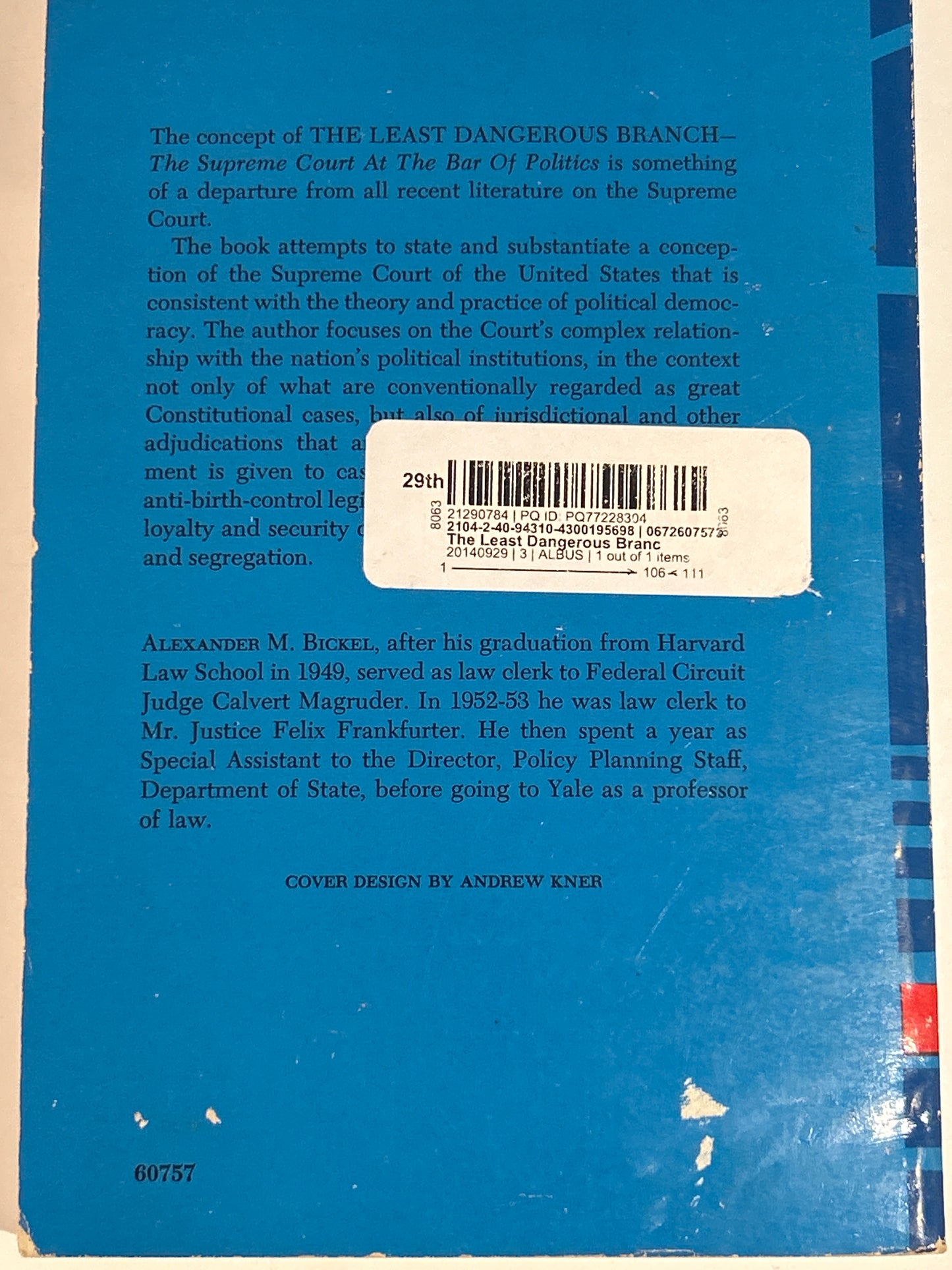 The Least Dangerous Branch