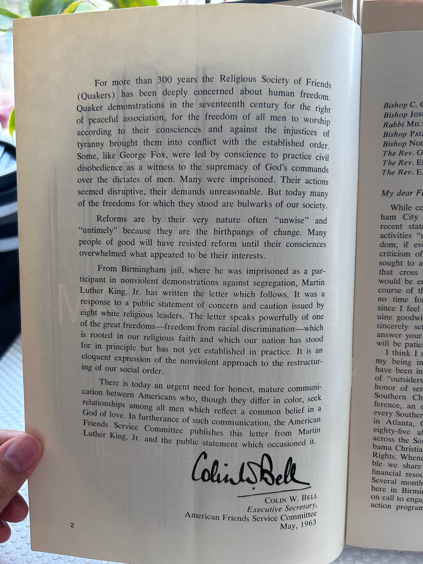 1944 First Edition: The Photographs of Abraham Lincoln by Carl Sandburg | Includes 1965 Ford's Theatre Brochure & 1963 MLK "Letter from Birmingham Jail" Pamphlet 1944年首版《林肯相片集》精裝本｜內夾1965年福特劇院導覽折頁及馬丁路德金歷史文獻