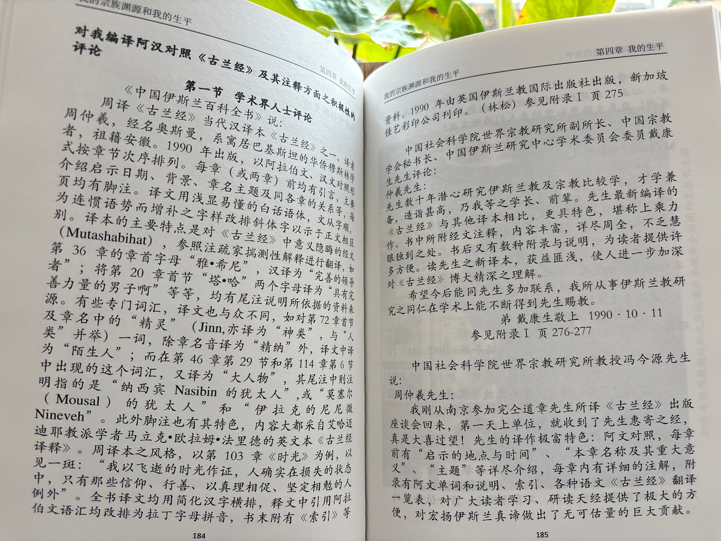 我的宗族渊源和我的生平