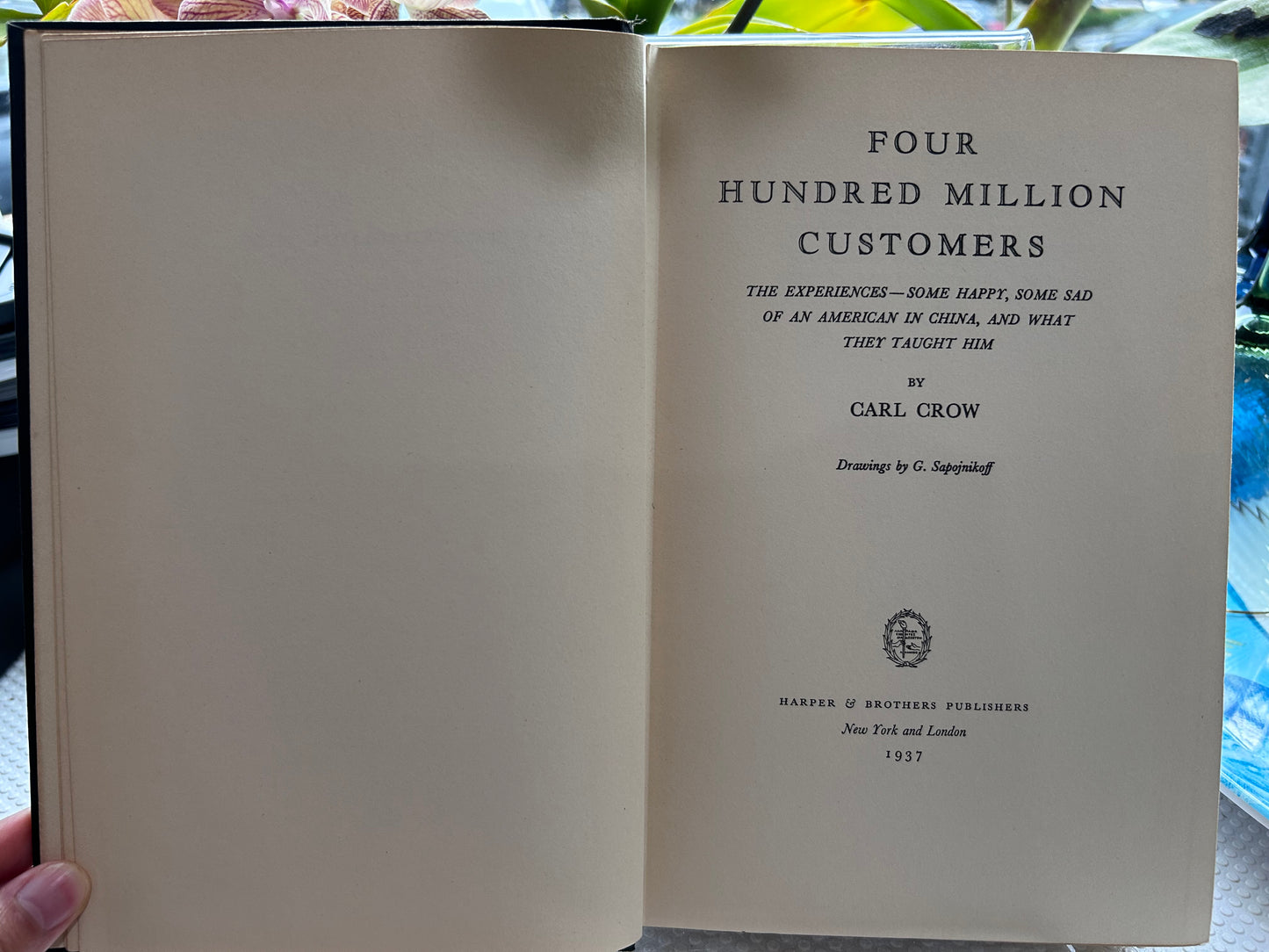 卡爾·克勞（Carl Crow）《四萬萬顧客》（1937年第三版）Four Hundred Million Customers by Carl Crow (1937 Third Edition)