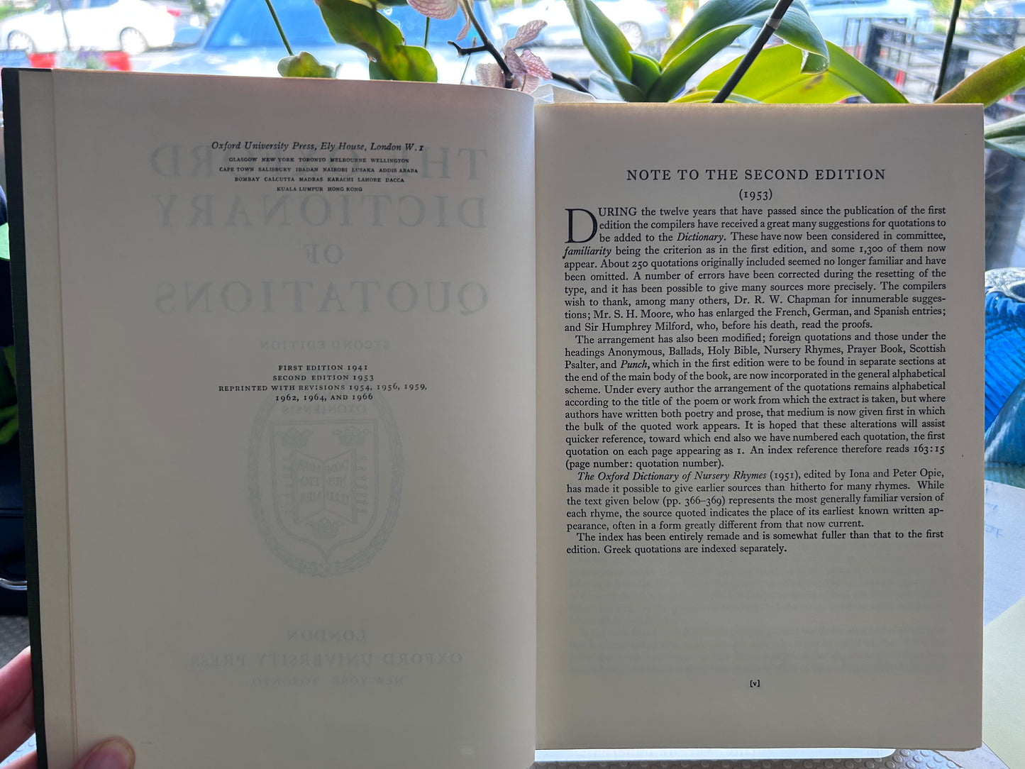 The Oxford Dictionary of Quotations (Second Edition, 1966 Printing) 《牛津名言大詞典》第二版精裝本
