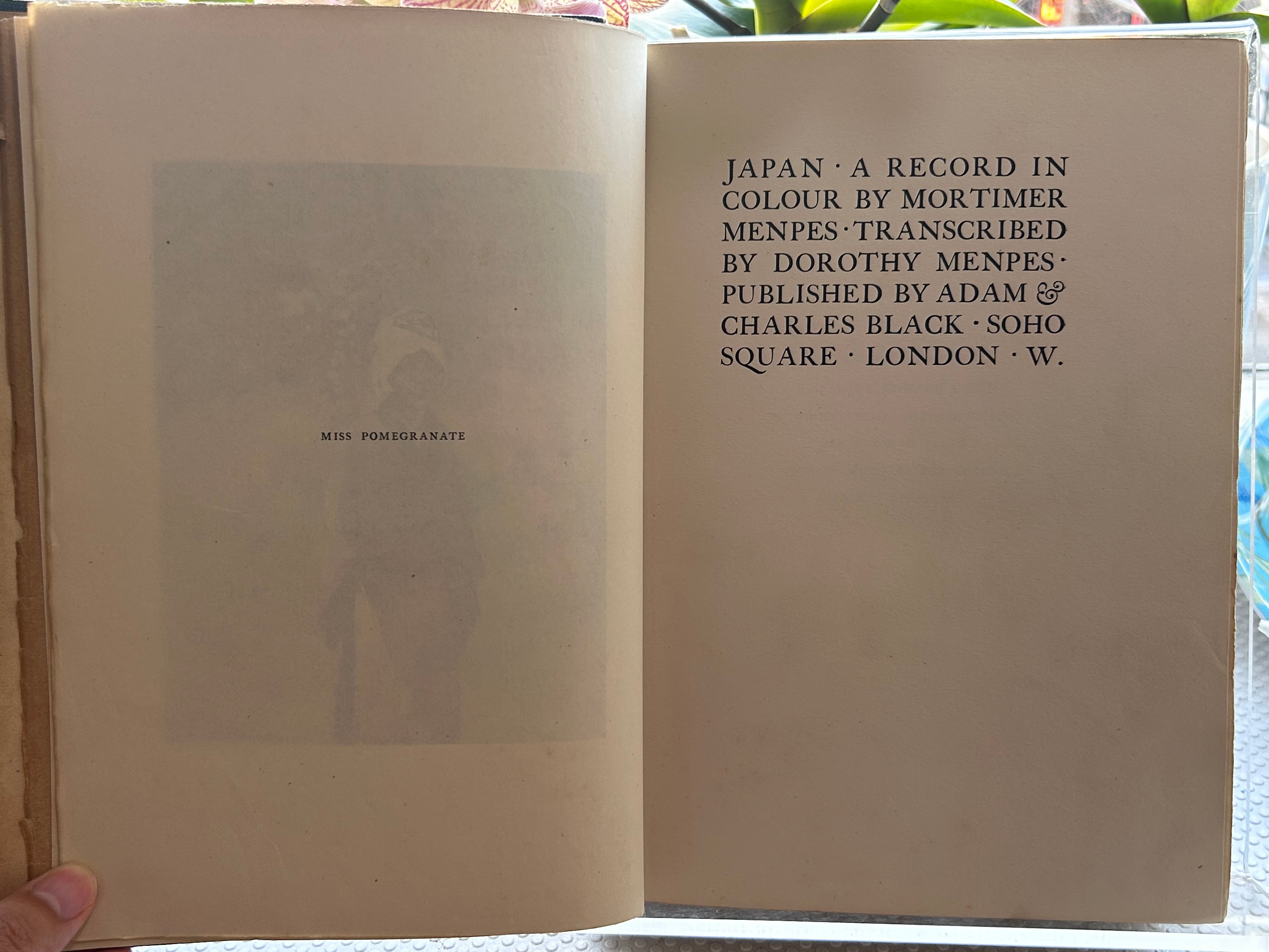 1901年首版《日本：色彩的記錄》Japan: A Record in Colour by