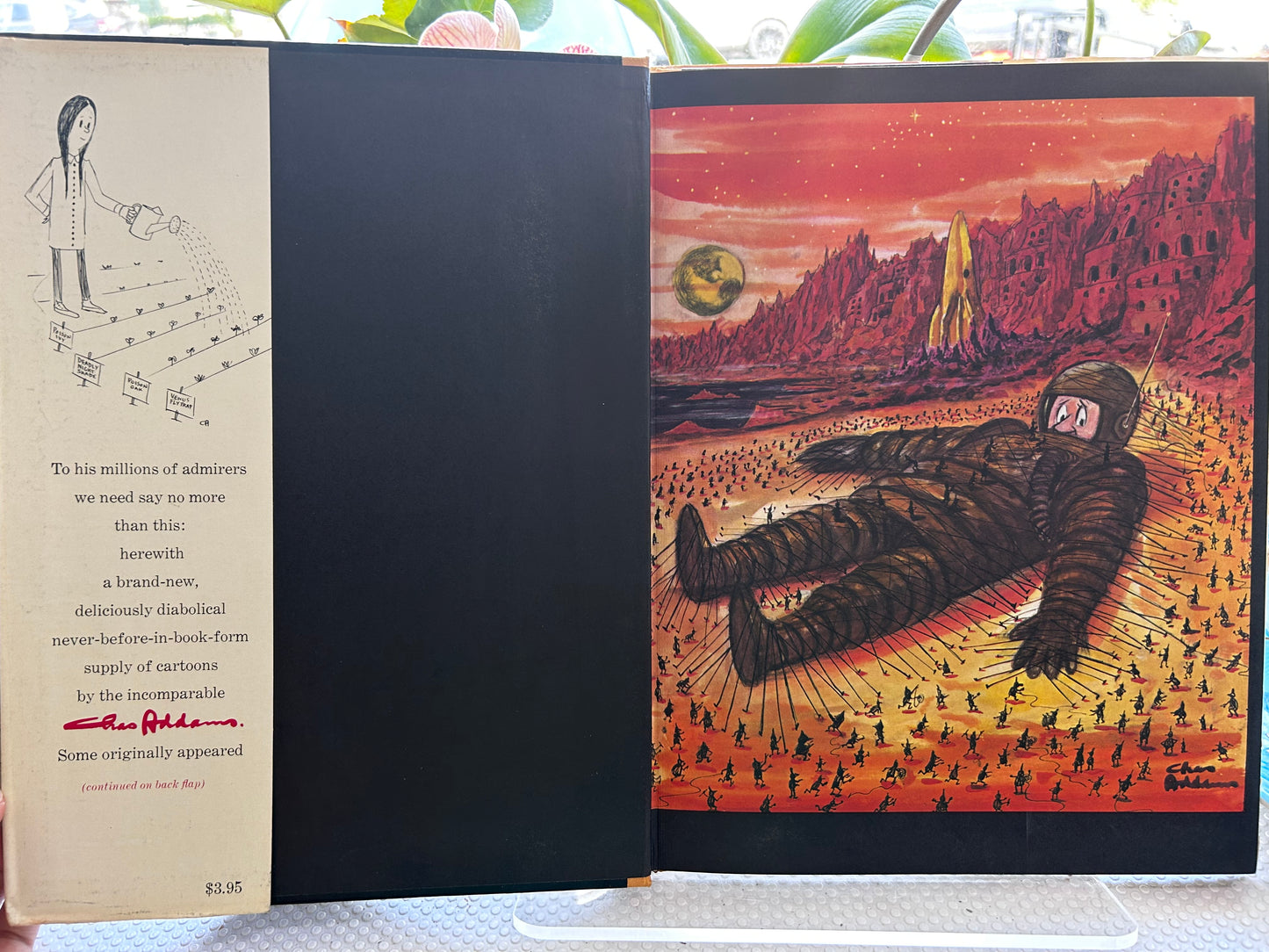 1960年精裝首版 黑瑪利亞 查理斯·亞當斯 著 Black Maria — Charles Addams (First Edition, First Printing, 1960)
