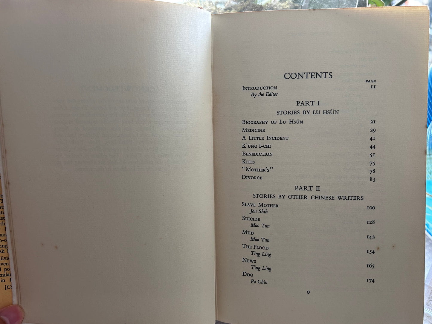 1936年首版《活著的中國》：中國現代短篇小說選-斯諾編譯，附民國上海南京路160號原始售書標籤 Living China: Modern Chinese Short Stories edited by Edgar Snow (1936 First Edition)