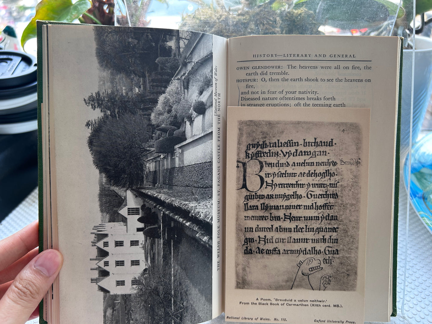 1954 Early Edition: A Book of Wales Hardcover [Beautiful 1959 Welsh Poetry Inscription to Stanley Dutton Willis] 1954年早期版《威爾斯之書》精裝本｜附 1959 年威爾斯傳統古詩手寫贈言